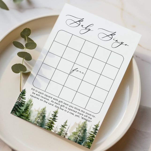 Adventure forest baby Dusche Bingame (Von Creator hochgeladen)