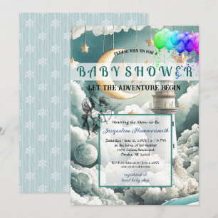 Adventure Gender Neutral Baby Shower Einladung