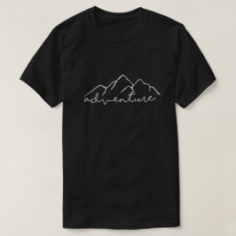 Adventure Graphic T - Shirt Stilvoll Mountain Desi