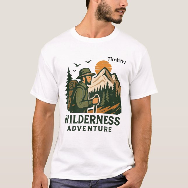 Adventure In America's Parks Personalized T-Shirt (Vorderseite)