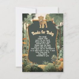 Adventure Jungle Animals Showbücher für Kinder Einladung