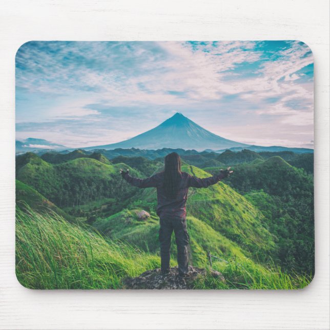 Adventure Landscape Mountain Mouse Pad Mousepad (Vorne)