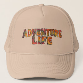 Adventure Life Tie Dye Explore More Outdoors Hiker Truckerkappe