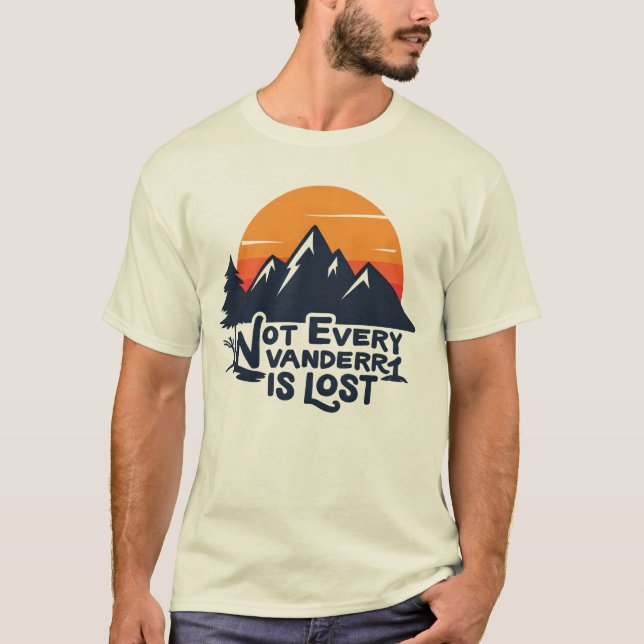 Adventure Mountain Sunrise T-Shirt (Vorderseite)