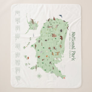 Adventure National Park Map Woodland Kinderzimmer Sherpadecke
