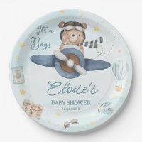 Adventure Niedlich Bear Blue Flugzeug Oh Boy Baby 