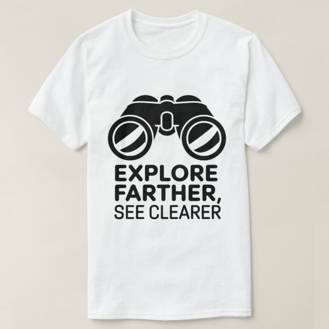 Adventure Outdoor Binoculars Zitadelle Kunstwerke T-Shirt (Design vorne)