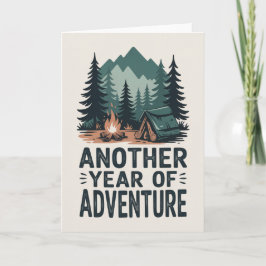 Adventure Outdoor Birthday Card for men Karte