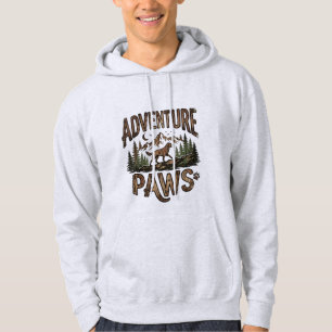 Adventure Paws - Wandernder Hund Berg Hoodie