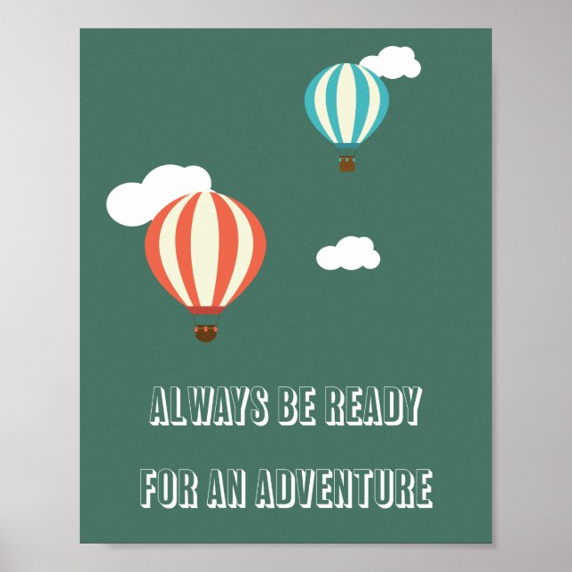 Adventure Quote Poster (Vorne)