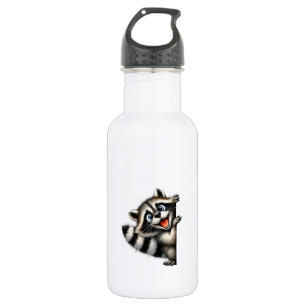 Adventure Raccoon Weihnachten Flüchtige Blick - Ni Edelstahlflasche