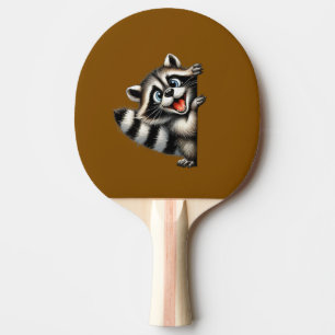 Adventure Raccoon Weihnachten Flüchtige Blick - Ni Tischtennis Schläger