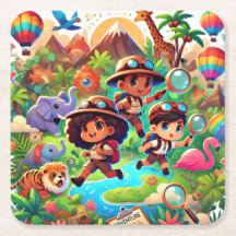 Adventure Seekers Paper Untersetzer