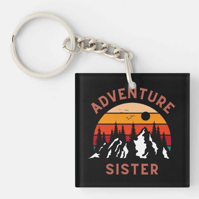 Adventure Sister Schlüsselanhänger (Vorderseite)