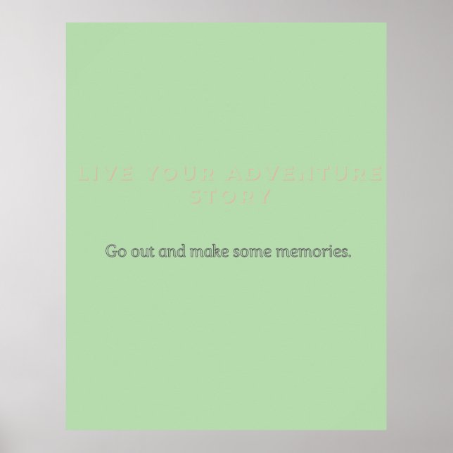 Adventure Story Poster (Vorne)