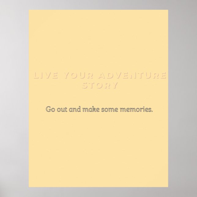 Adventure Story Poster (Devant)