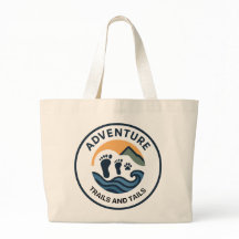 Adventure T-T-Logo Jumbo Tote Bag
