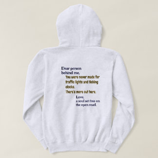 Adventure T und T Logo Sehr geehrte Person... Hoodie