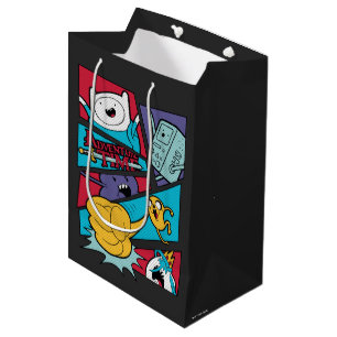 Adventure Time Action Panel Graphic Mittlere Geschenktüte