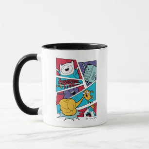 Adventure Time Action Panel Graphic Tasse