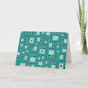 Adventure Time BMO Pattern Karte