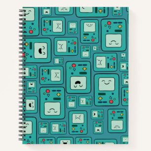 Adventure Time BMO Pattern Notizbuch