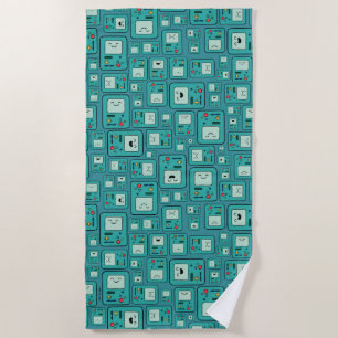 Adventure Time BMO Pattern Strandtuch