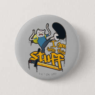 Adventure Time   Finn "I Am Into This Stuff" Button