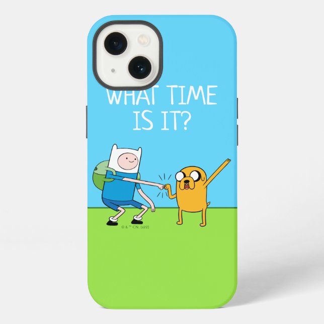 Adventure Time | Finn & Jake Faustgruß iPhone Hülle (Rückseite)