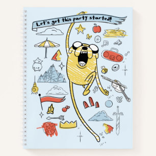 Adventure Time "Party" Jake Sketch Notizbuch