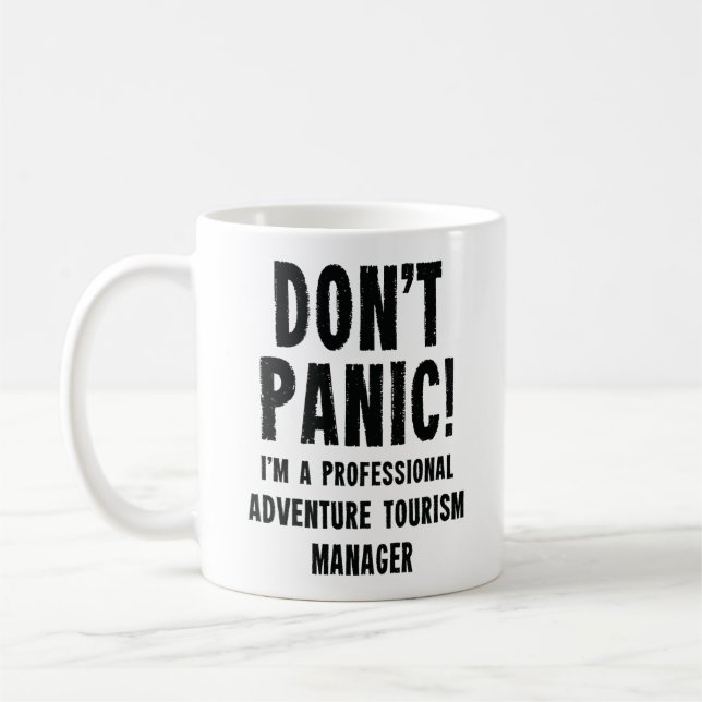 Adventure Tourismus Manager Kaffeetasse (Links)