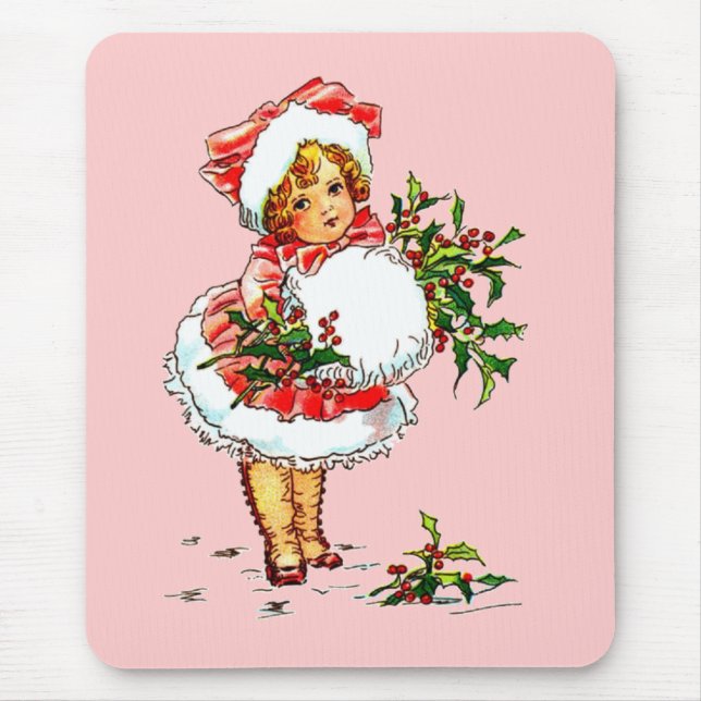 Adventure Vintage Weihnachtskind Mousepad (Vorne)
