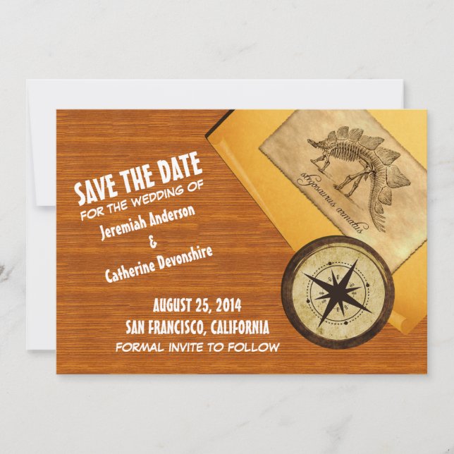 Adventure Wedding Save the Date Invite (Vorderseite)