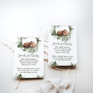 Adventure Woodland Mushroom Fern Baby Boy Dusche Begleitkarte