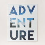 Adventure Word Art Travel Fotografy<br><div class="desc">Ein Foto einer wunderschönen Berg- und Seenlandschaft im Wort Abenteuer.</div>