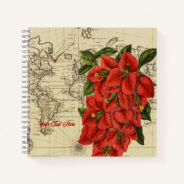 Adventurer's Bougainvillea Notebook Notizbuch