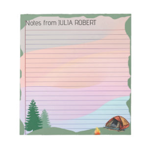 Adventures Await : Notes du Bloc-notes de Camp
