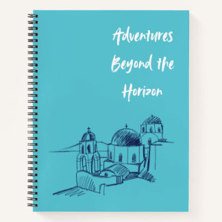 Adventures Beyond the Horizon Travel Journal Notizbuch