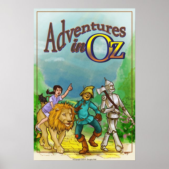 Adventures in Oz - Wizard Poster (Devant)