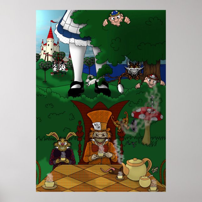 Adventure's In Wonderland Poster - REVISED (Vorne)
