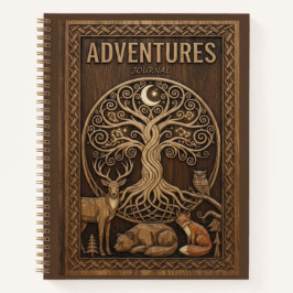 Adventures Journal Tree of Life Woodland Animals Notizbuch