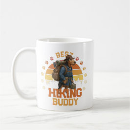 Adventurous Airedale Hiker Wilderness Explorer Kaffeetasse
