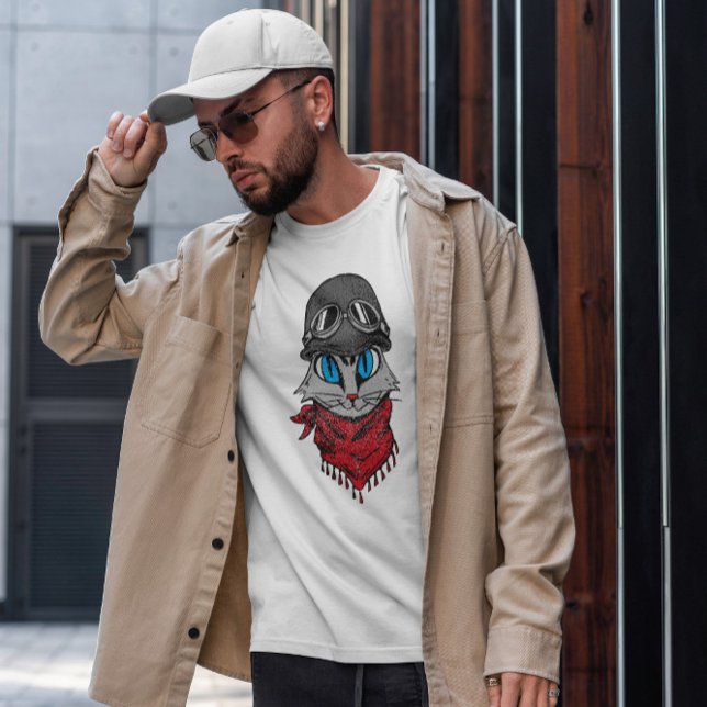 Adventurous Cat T-Shirt (Von Creator hochgeladen)