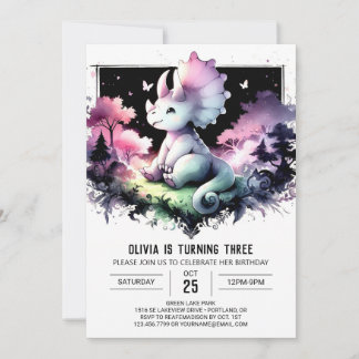 Adventurous Dino Explorer Geburtstag Einladung