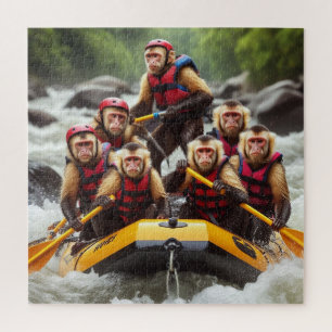 Adventurous Kapuzineraffen Whitewater Rafting