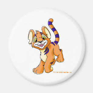 Adventurous orange Kougra Magnet