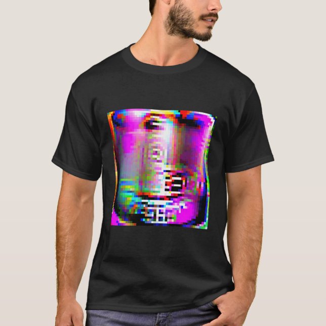 Adversarial Anti-Facial Recognition Camouflage Inv T-Shirt (Vorderseite)