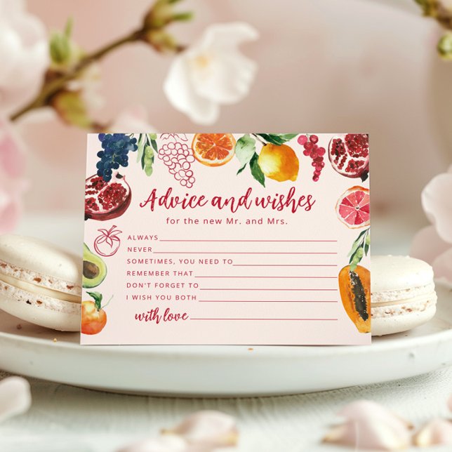 Advice and wishes Fruits Off the Market Bridal (Von Creator hochgeladen)