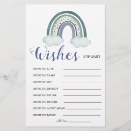 Advice Blue Baby Boy Shower Game