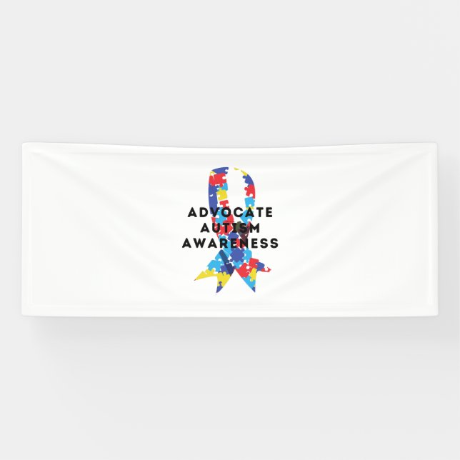 Advocate Autismus Bewusstsein Banner (Horizontal)